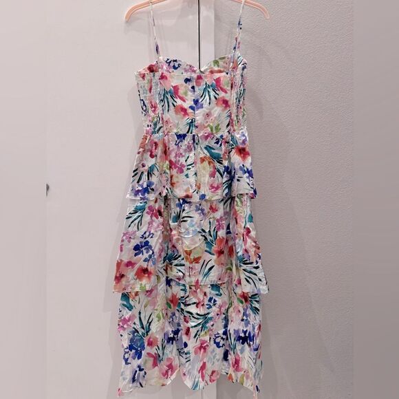 Amanda Uprichard Rosalia‎ Silk Dress Biscotti - Picture 6 of 7